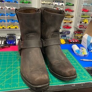 Frye harness boots, very good condition.